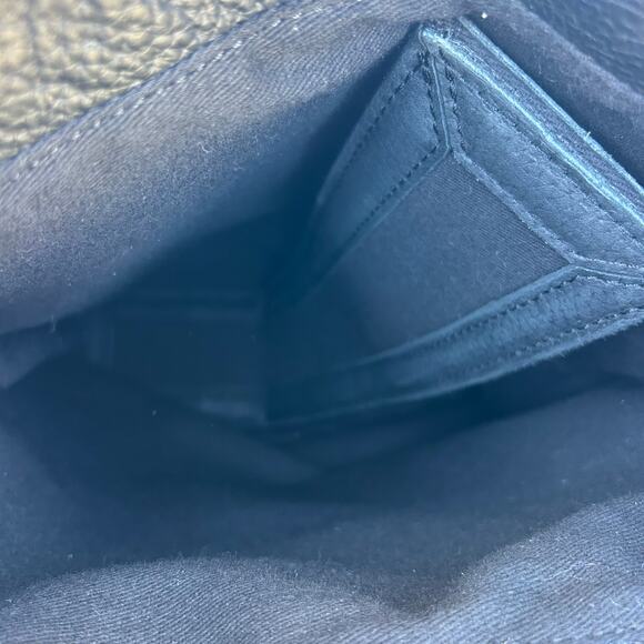 New Parker Clay Valley Wine Tote Leather Black Cylindrical Two Bottles - Picture 13 of 14